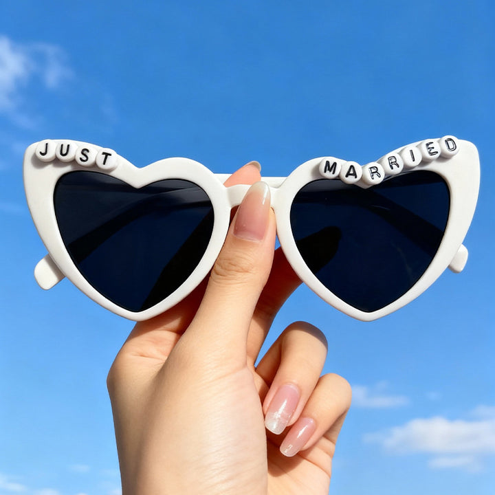 Fashionable Wedding-Themed Sunglasses Bowlift