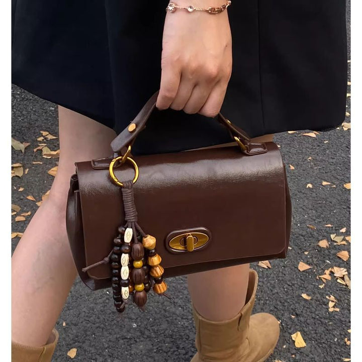 Elegant Structured Handheld Satchel Bowlift