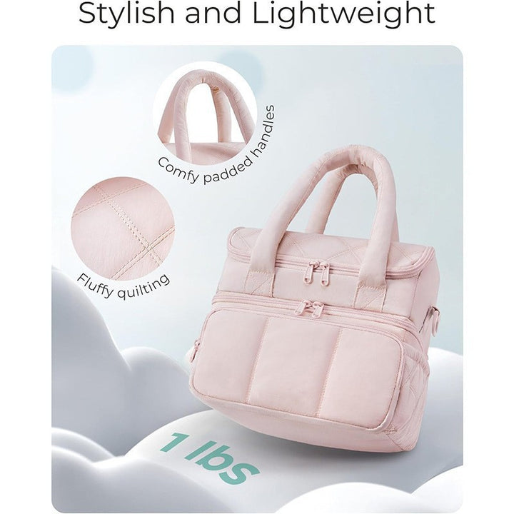 Stylish cooler bag with insulating interior compartment Bowlift