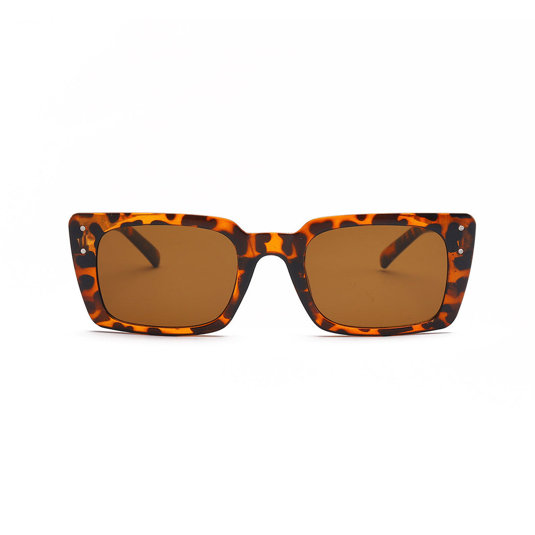 Women square sunglasses with animal print Bowlift