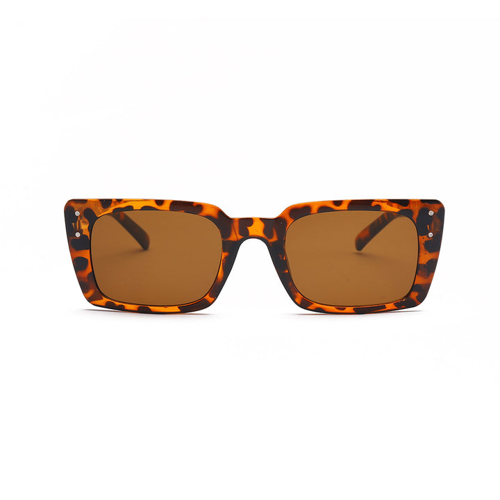 Women square sunglasses with animal print Bowlift