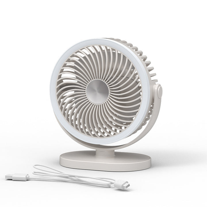 Ladies Portable USB Table Fan with Adjustable Head and Stylish Design Bowlift