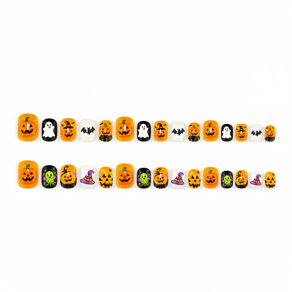 Halloween Artificial Nail Set Bowlift