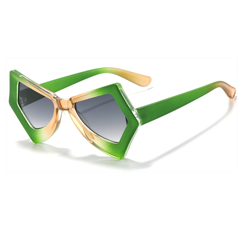 Geometric Frame Fashion Sunglasses