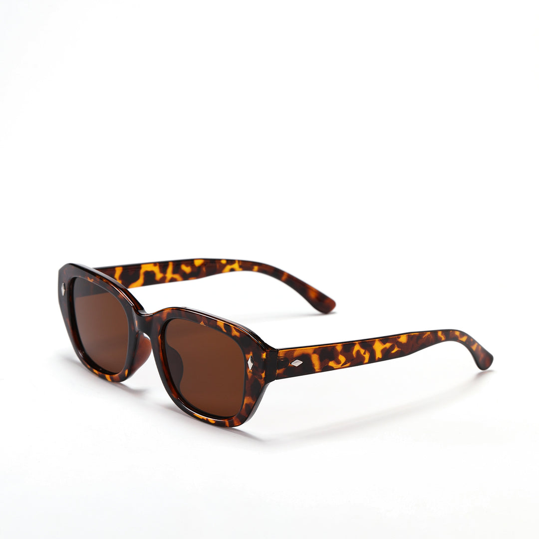 Women's stylish square sunglasses with high-quality tortoiseshell frame Bowlift