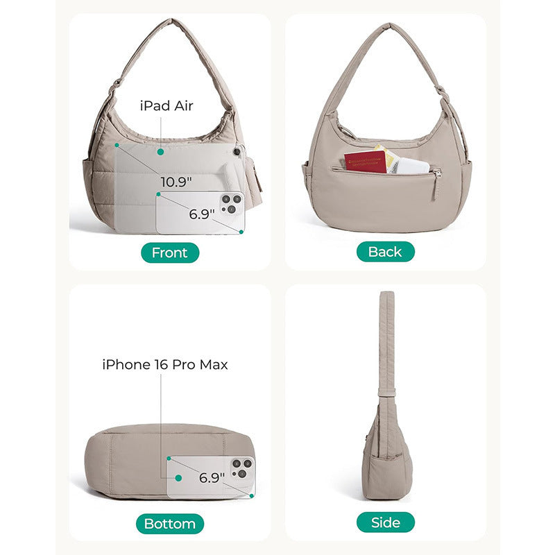 Practical shoulder bag with insulated compartments Bowlift