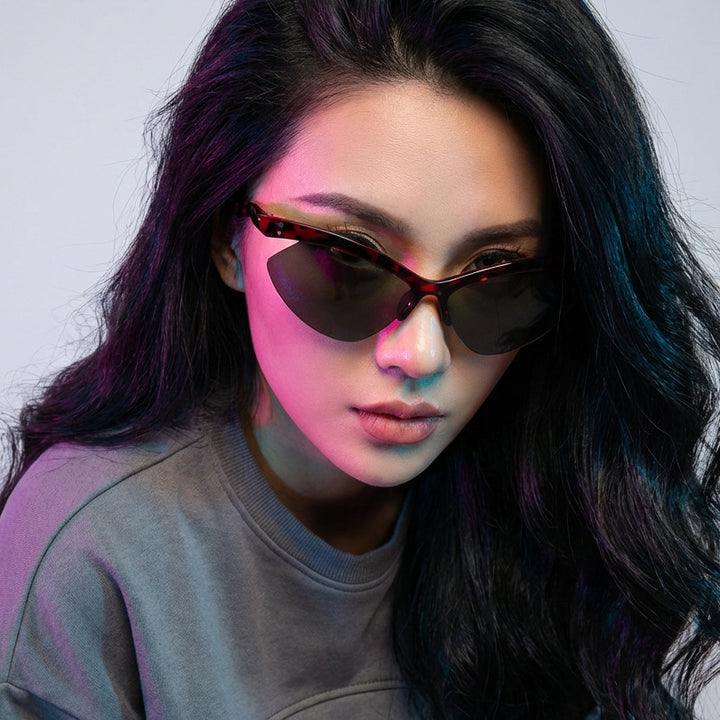 Women's Cat-Eye Sunglasses with Ergonomic Design and UV Protection Bowlift