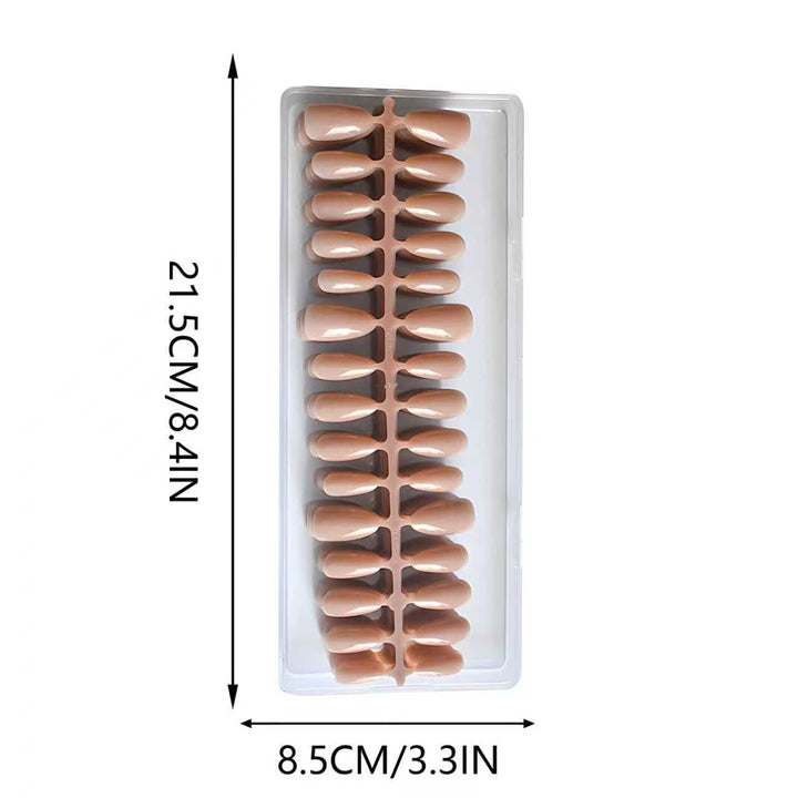 Elegant Almond-Shaped Press-On Nails Bowlift