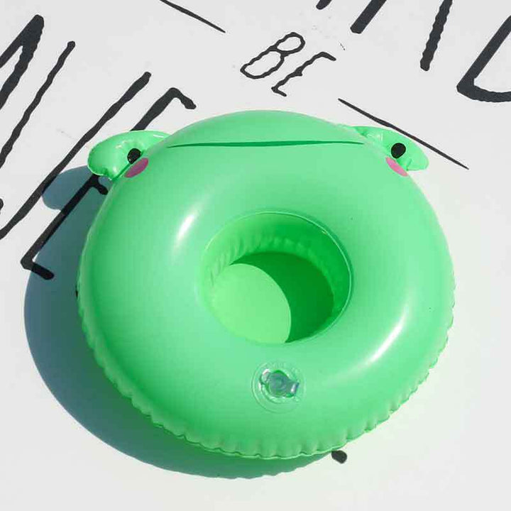 Ladies Inflatable Swimming Ring with Floral Design Bowlift
