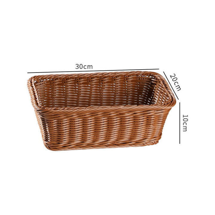 Large Rectangular Woven Storage Tray Bowlift
