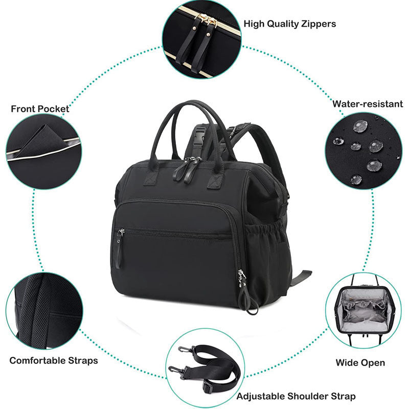 Multifunctional Business Bag with Insulated Interior Bowlift