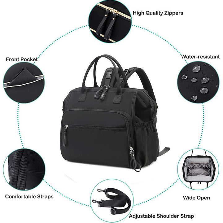 Multifunctional Business Bag with Insulated Interior Bowlift