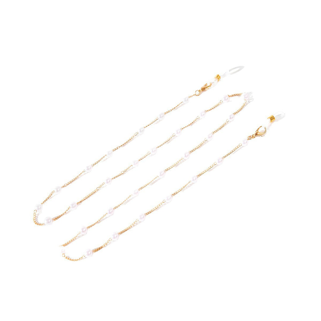 Elegant Pearl Bead Eyewear Chain Bowlift