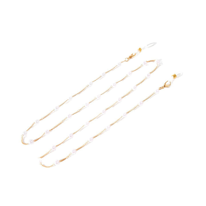 Elegant Pearl Bead Eyewear Chain Bowlift