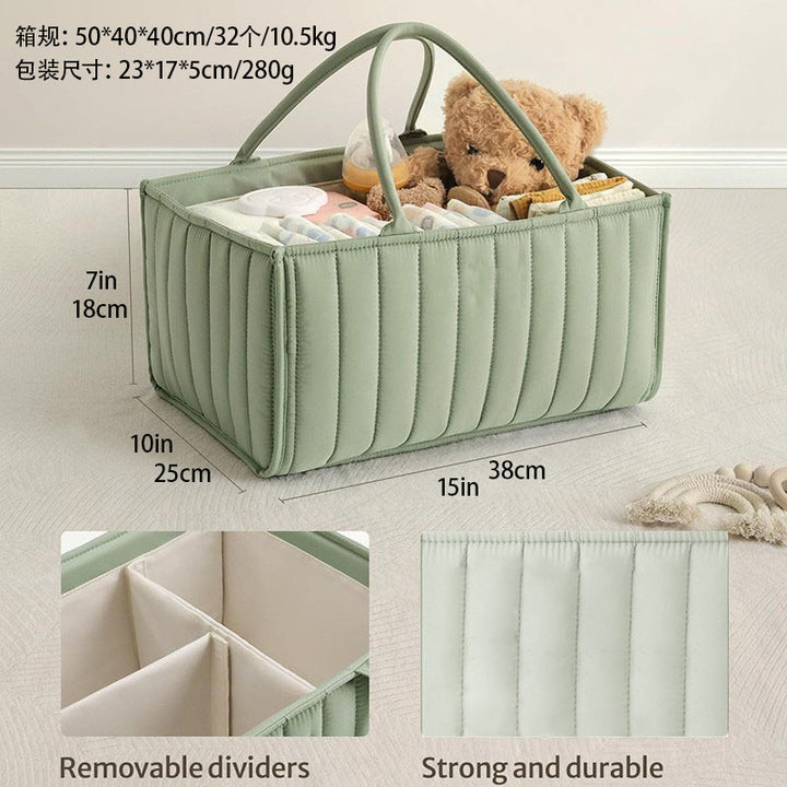 Versatile storage basket with compartments and charming animal motif Bowlift