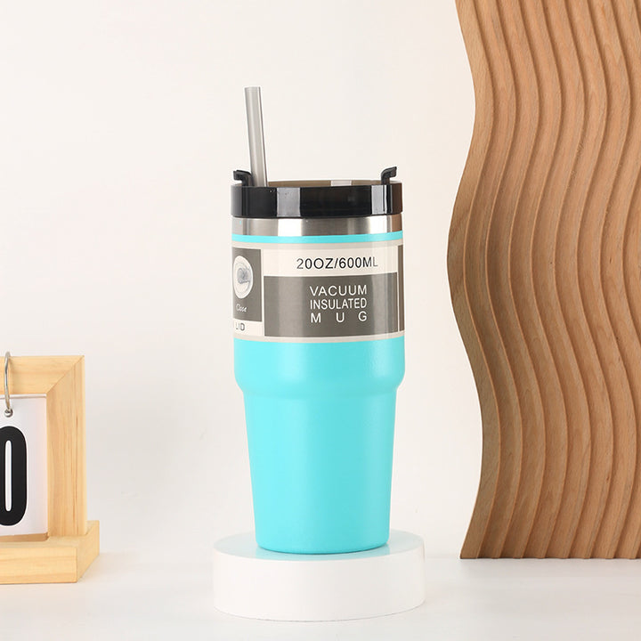 Women Insulated Drinking Cups with Reusable Straw Bowlift