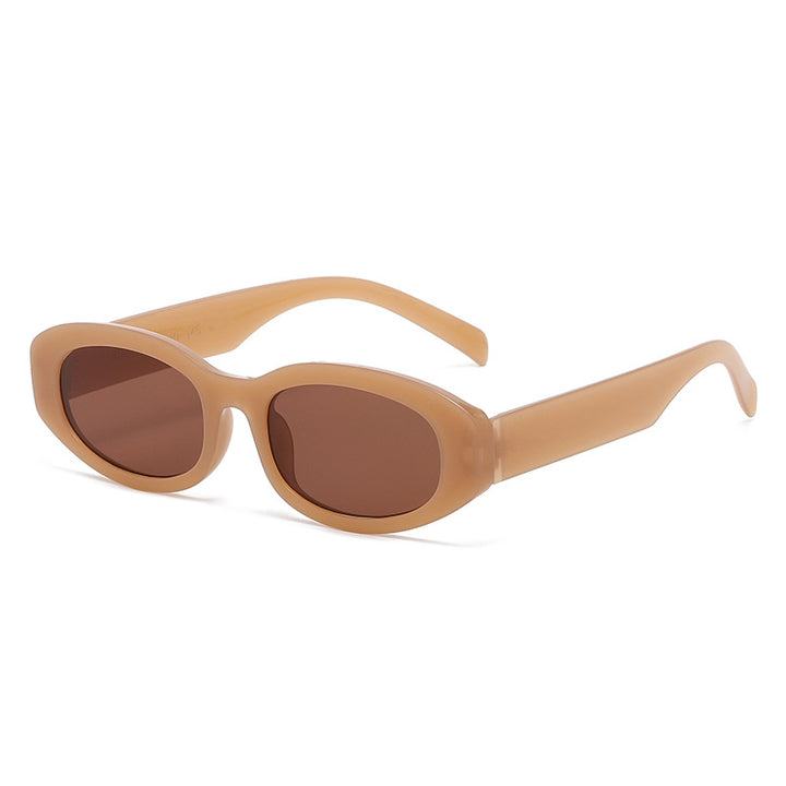 Ladies fashionable sunglasses in minimalist oval design Bowlift