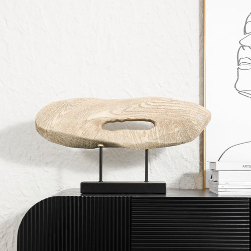Contemporary Wooden Decorative Sculpture