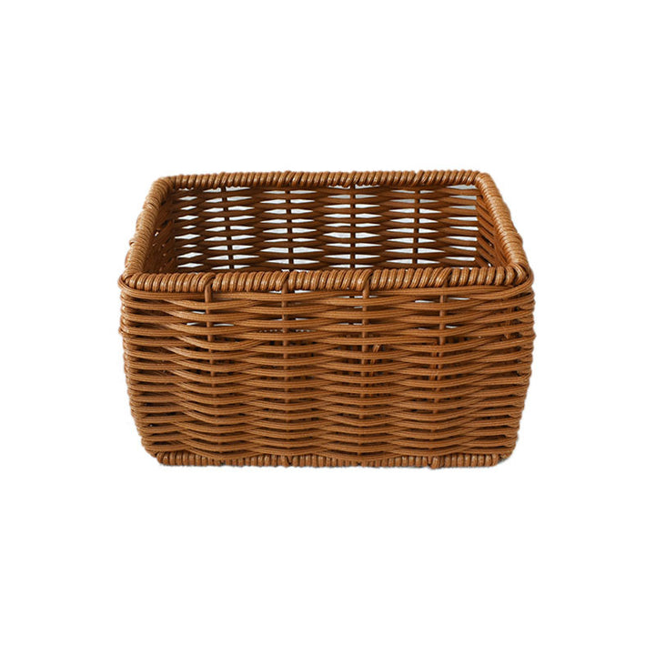 Handcrafted Woven Storage Basket with Open Top Bowlift