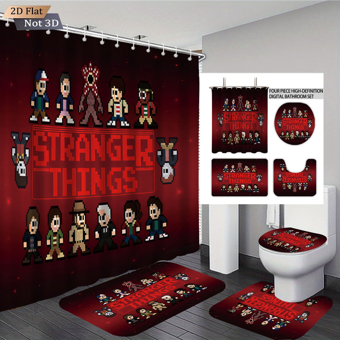 Stranger Things Adventure-Themed Digital Bathroom Set Bowlift