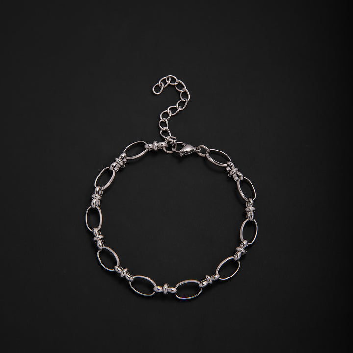 Elegant Geometric Link Bracelet Bowlift