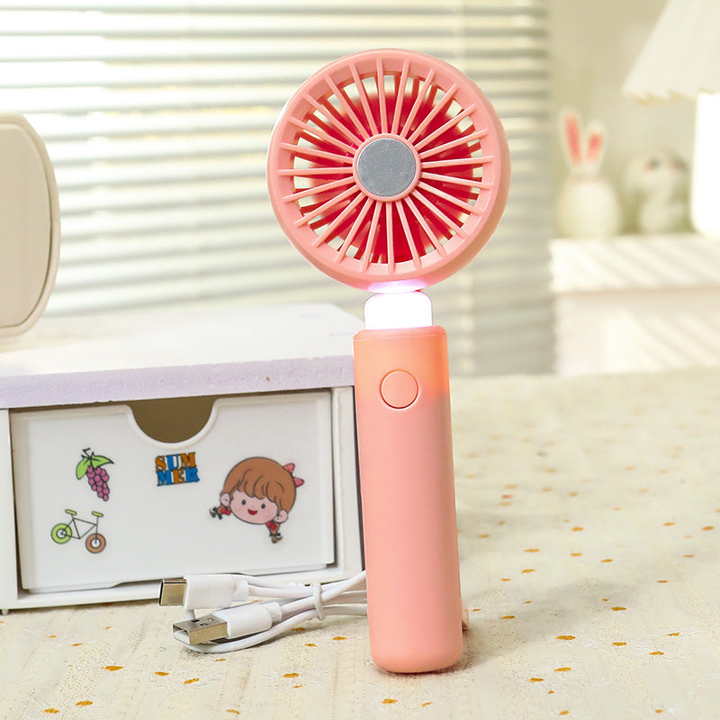 Women Portable USB Lamp Fan with Innovative Design Bowlift