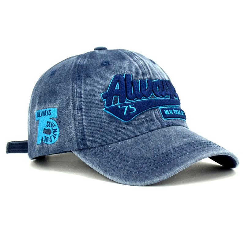 Unisex Vintage Distressed Casual Cap Bowlift