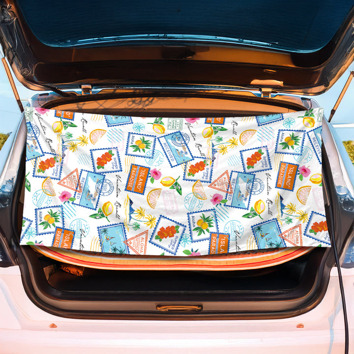 Trunk mat in creative flamingo design Bowlift
