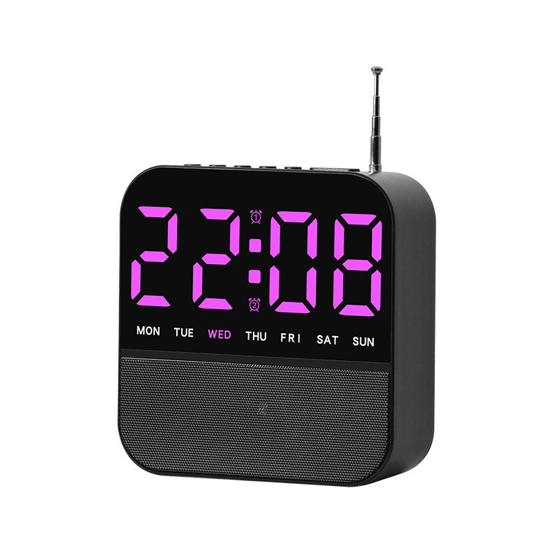 Digital Alarm Clock with LED Display Bowlift