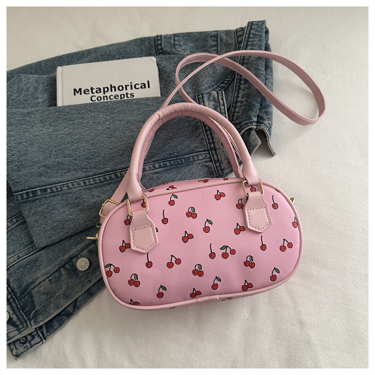 Playful Cherry Print Mini Handbag Bowlift