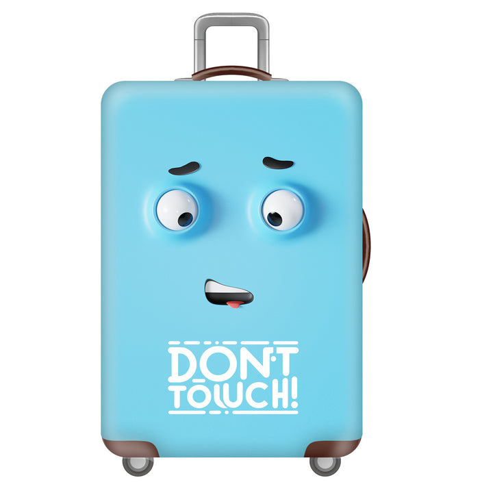Unisex hard-shell suitcase with funny monster design Bowlift