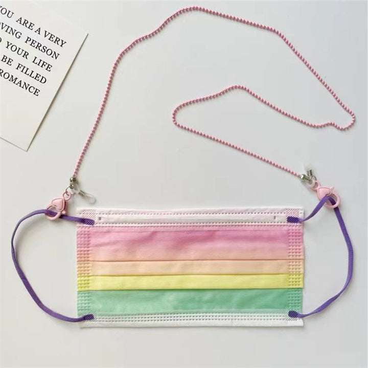 Fashionable glasses chain with heart pendant Bowlift