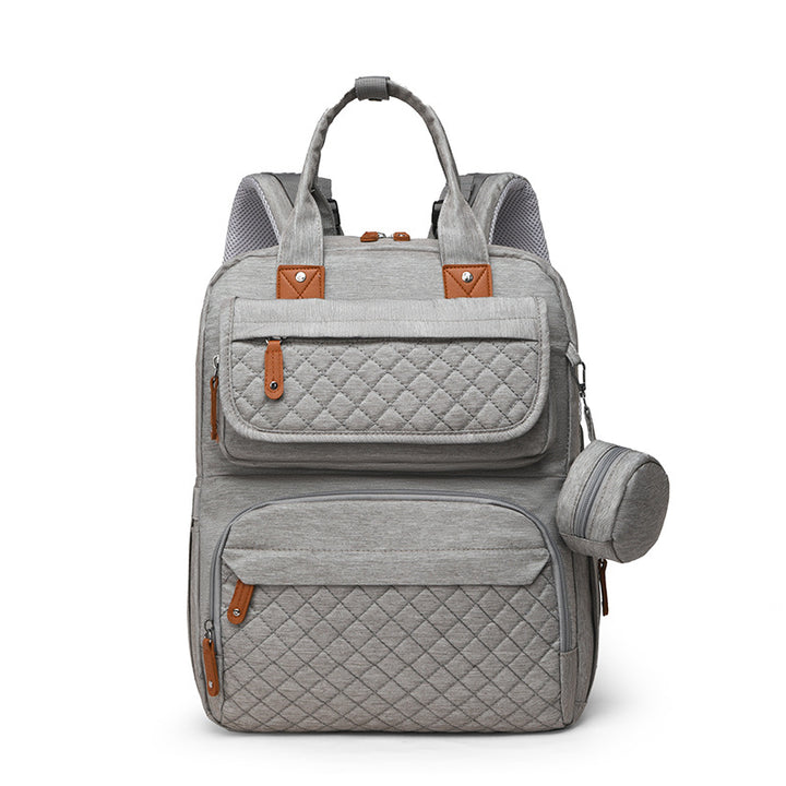 Multi-Functional Quilted Travel Backpack Bowlift