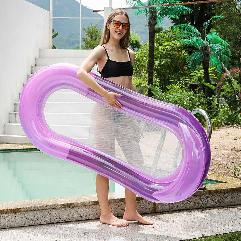 Women Inflatable Lounge Chair with Breathable Mesh Surface Bowlift