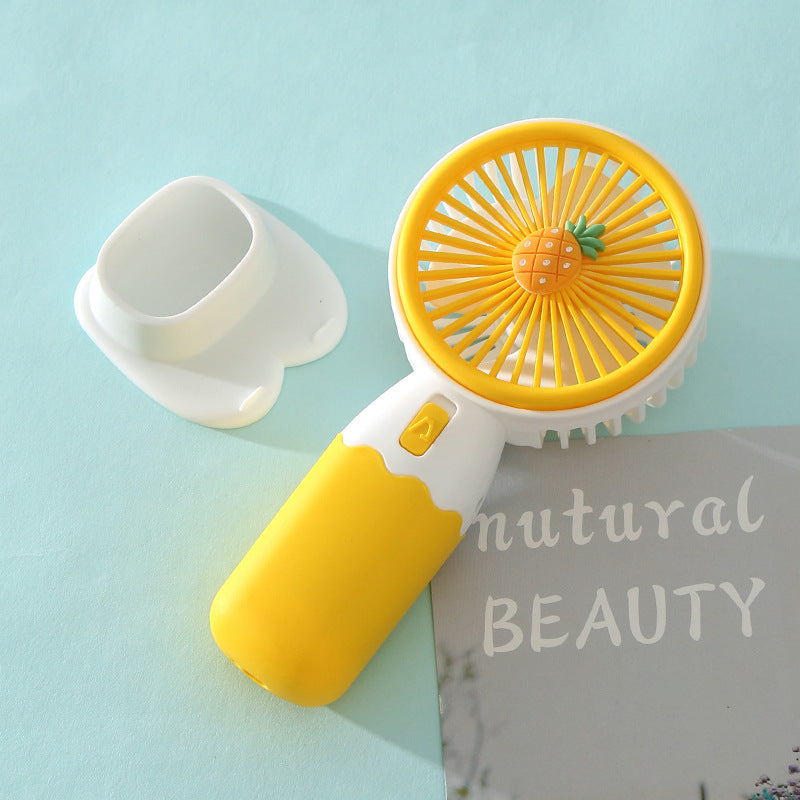 Women's portable handheld fan with flexible design Bowlift