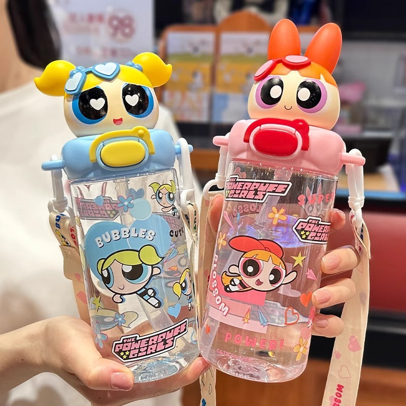 Ladies interactive drinking bottle with character design Bowlift