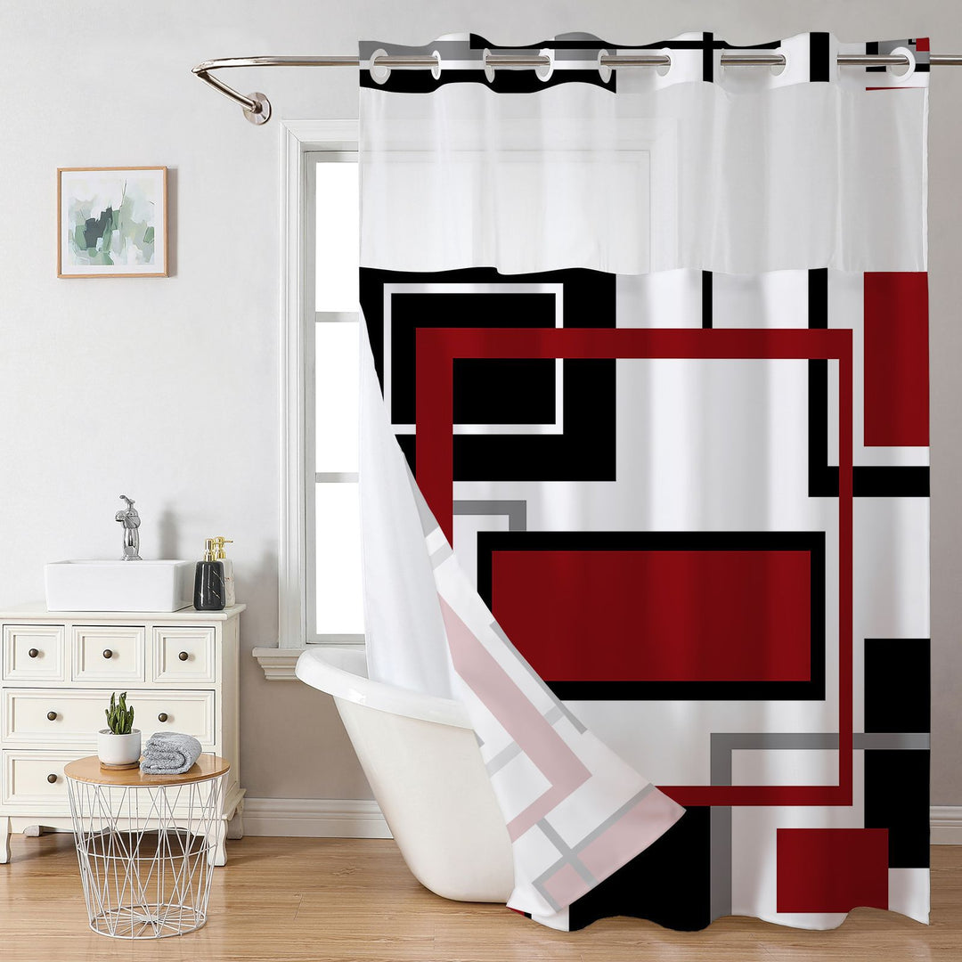 Home Decor Shower Curtain Bowlift