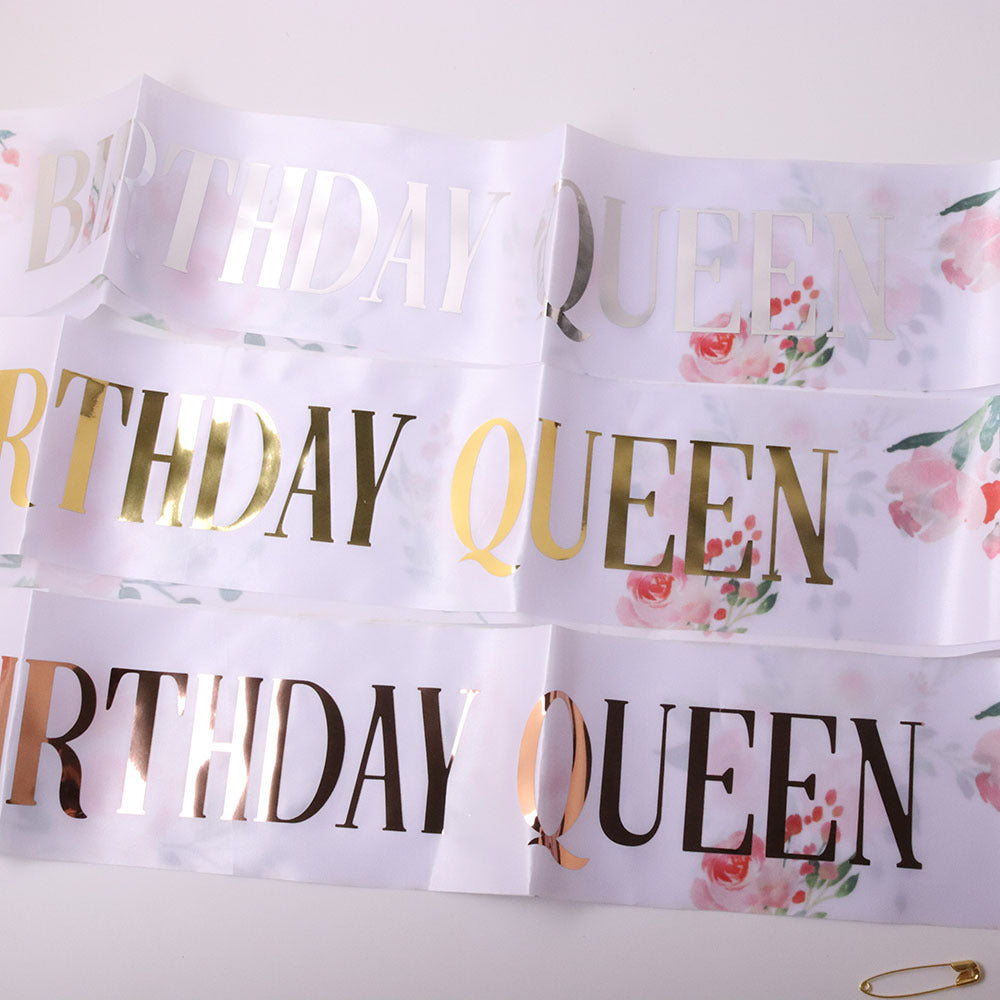 Women's Festive Crown with Elegant Sash Bowlift