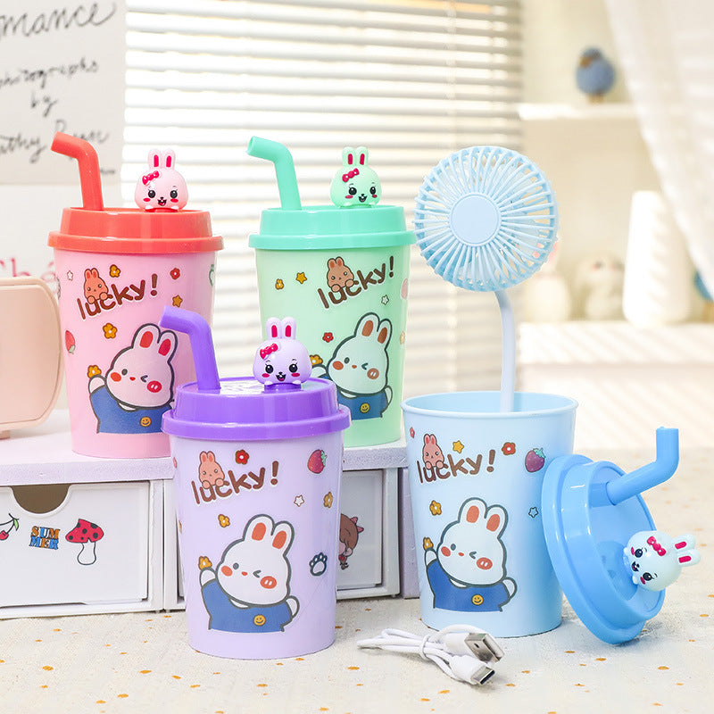 Women’s drinking cup with integrated straw and playful animal design Bowlift