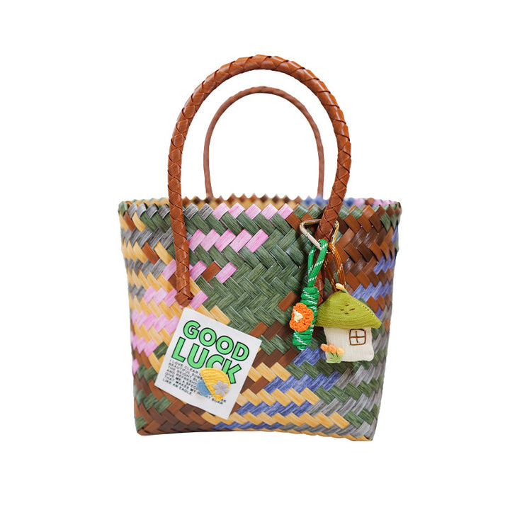 Handmade basket bag Bowlift