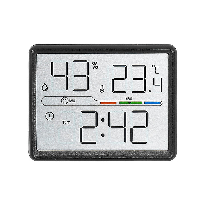 Digital Thermo-Hygrometer Alarm Clock Bowlift