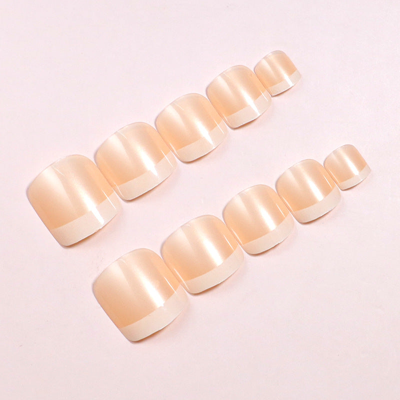 Premium Glossy Press-On Toe Nails Bowlift