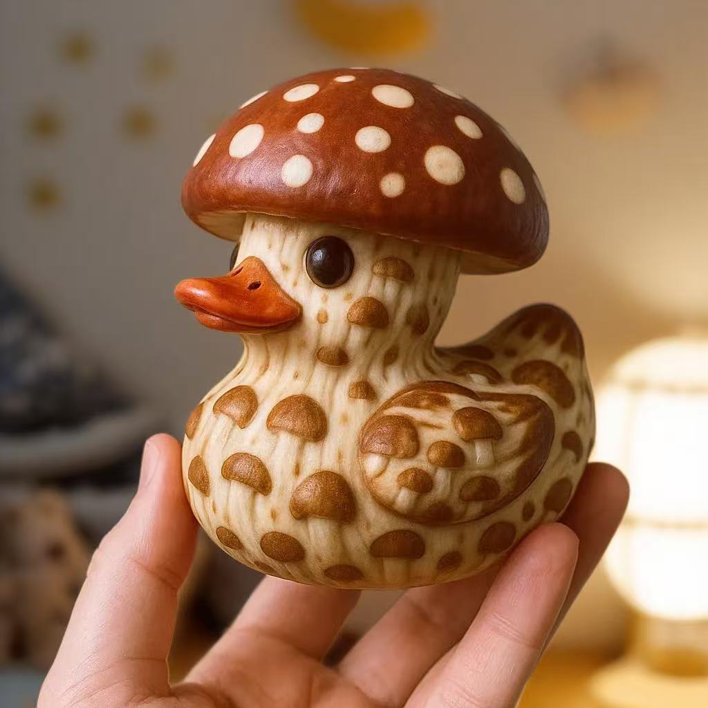 Funny Decor Rubber Duck with Sprinkles Bowlift