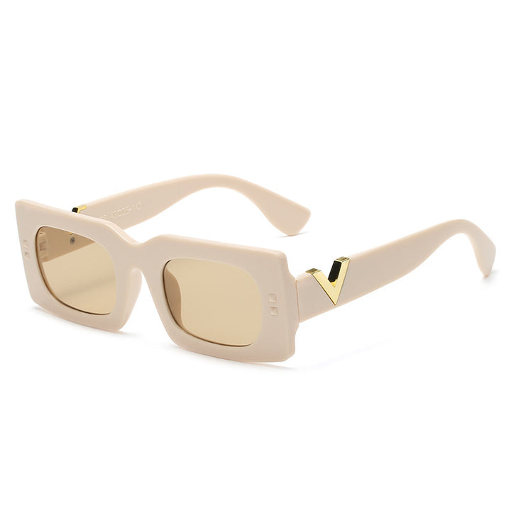 Women's oversized sunglasses with animal print Bowlift