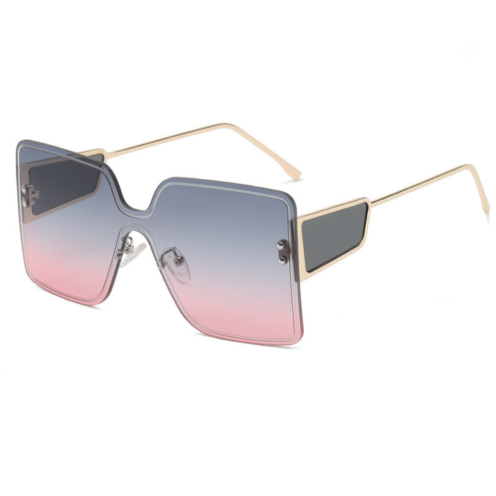 Women oversized Geometric Sunglasses Bowlift