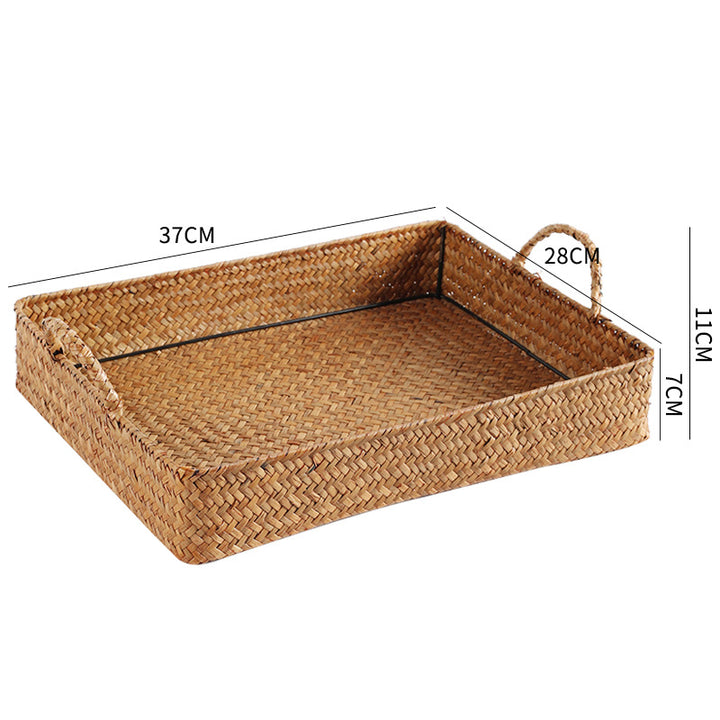 Handwoven Multi-Purpose Serving Tray Bowlift