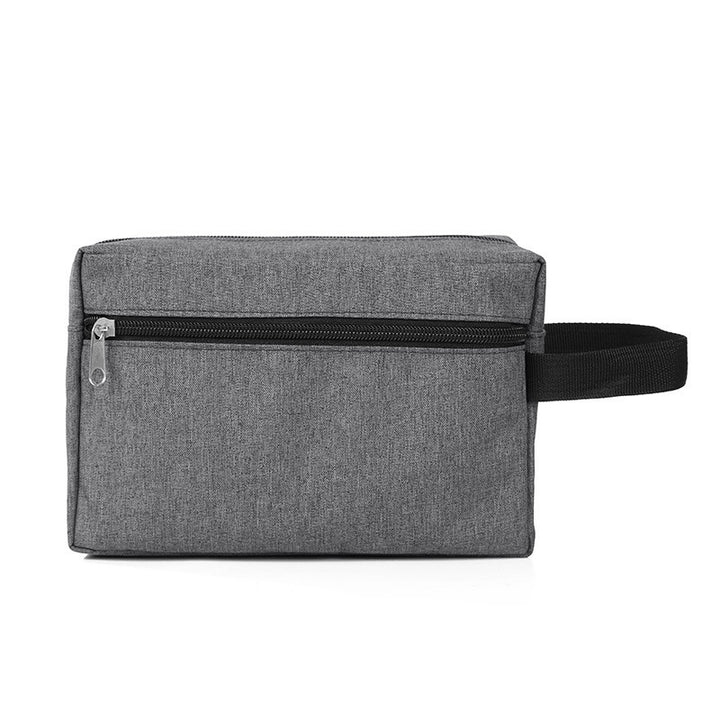 Practical cosmetic bag with two zippers Bowlift