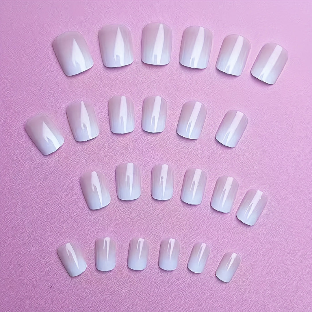 Ombre Style Press-On Nail Set Bowlift