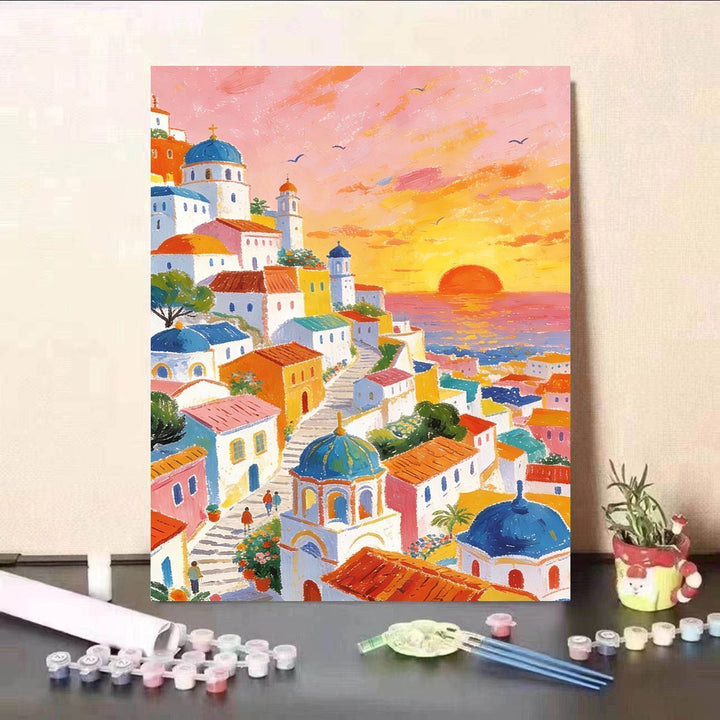 Scenic Sunset Canvas Art Bowlift