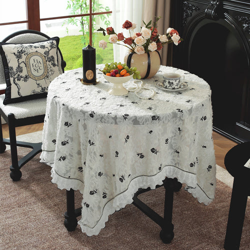 Sophisticated Lace Table Cover